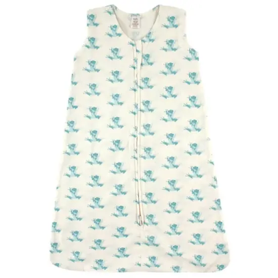 Touched by Nature Baby Organic Cotton Sleeveless Wearable Sleeping Bag, Sack, Blanket, Geometric Frog image {3}