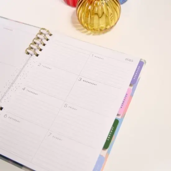 The Happy Planner 7"x9.25" 2025-2026 Mod Mosaics Classic 12 Months Dated Planner image {6}