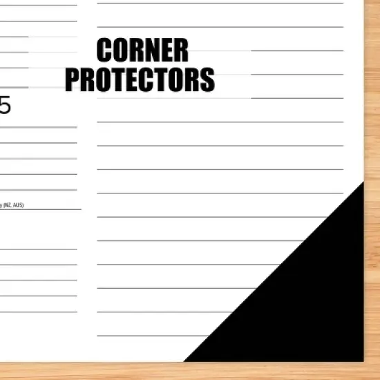 Willow Creek Press 22"x17" 2026 Black and White with Lines Large Monthly Deskpad image {4}