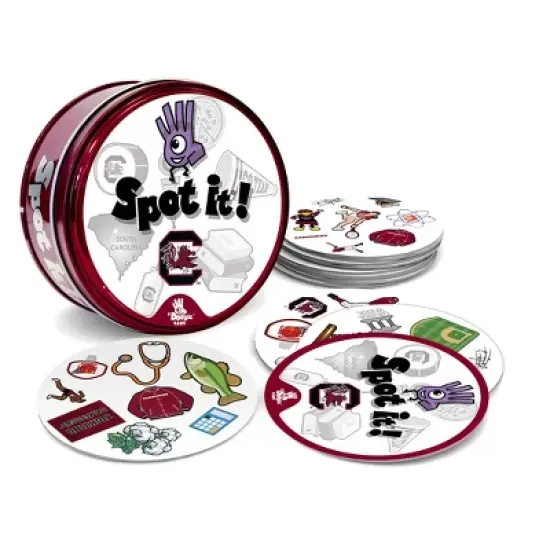 MasterPieces Officially Licensed NCAA South Carolina Gamecocks Spot It Game for Kids and Adults image {2}