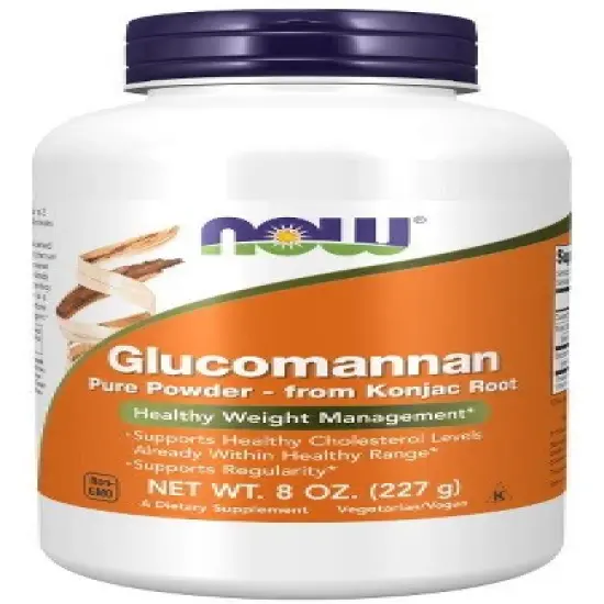 Glucomannan Powder 100% Pure by Now Foods  -  8 oz Powder image {3}