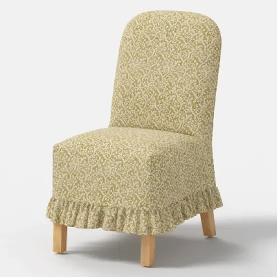 Replacement Ruffled Slipcover Only for Rounded Back Dining Chair - Threshold&trade; image {24}