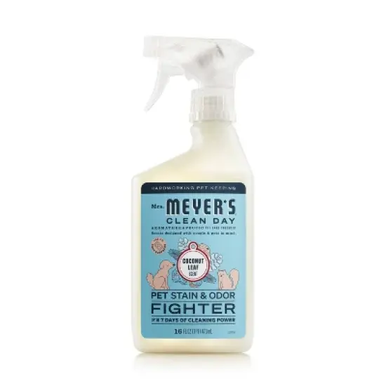 Mrs. Meyer's Clean Day Liquid Coconut Scent Pet Stain Remover and Odor Fighter - 16 fl oz image {9}