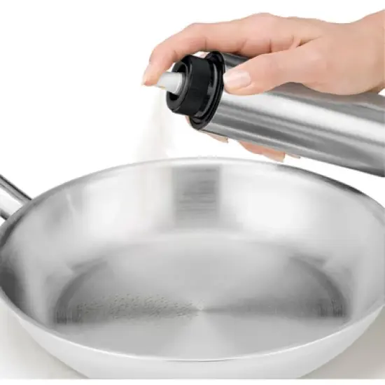 Cuisipro 8 ounce Pump Spray Dispenser, Stainless Steel image {3}