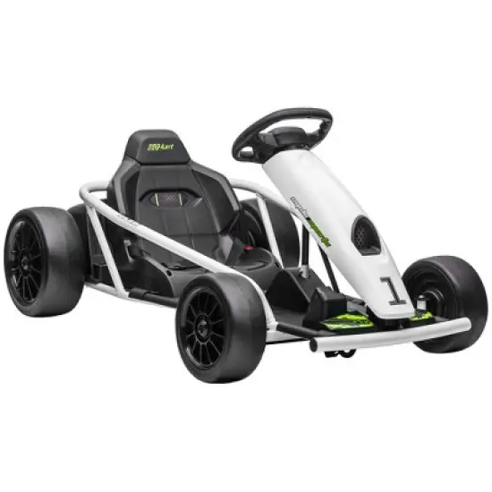Aosom 24V 8.1 MPH Drifting Electric Go Kart with Slow Start, Music, Horn, Safety Belt for 8-12 Years image {9}