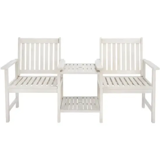 Brea Twin Seat Bench - Outdoor - Safavieh image {15}