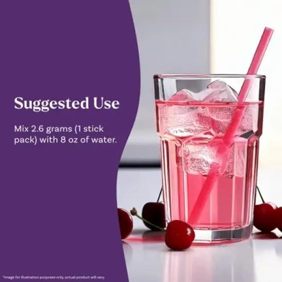 Natrol Sleep & Restore Calming Drink Mix for Restorative Sleep with Magnesium, GABA - Cherry - 10ct image {4}
