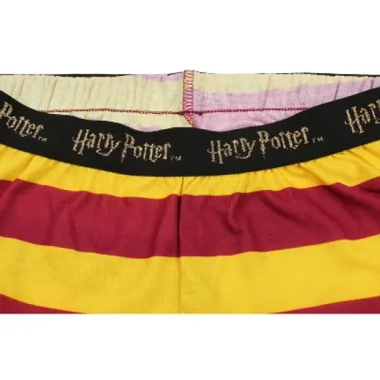 Harry Potter Big Girls' Hogwarts House Crest Racerback Tank and Shorts Pajama Lounge Set image {4}