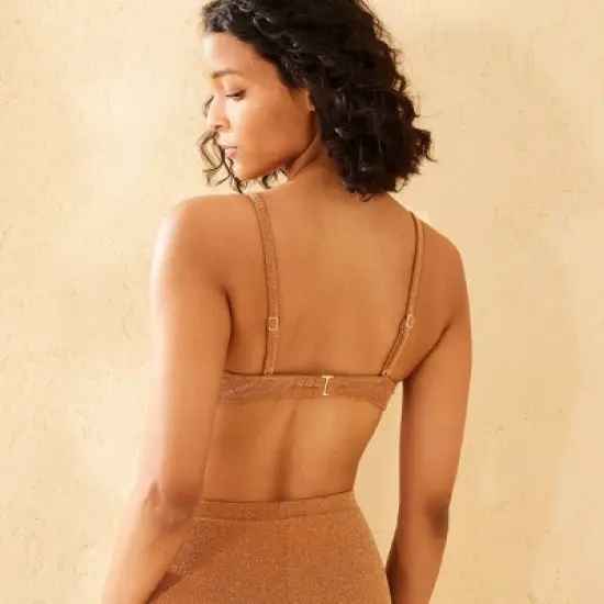 Women's Sparkle Scooped Bralette Bikini Top - Wild Fable&trade; image {1}