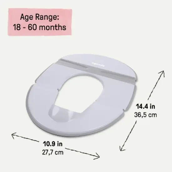 Ingenuity Foldaway Travel Potty Seat - Gray image {6}