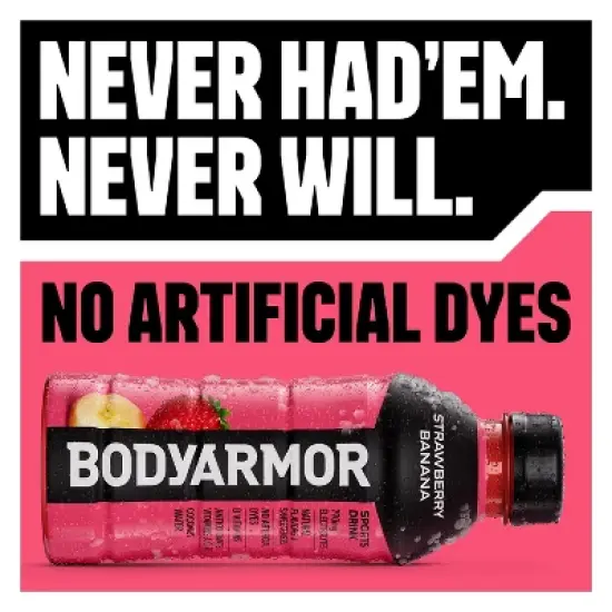 BODYARMOR Strawberry Banana - 16 fl oz Bottle image {2}