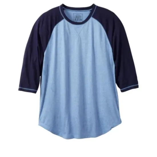 Liberty Blues Men's Big & Tall Crewneck Raglan Tee by image {3}