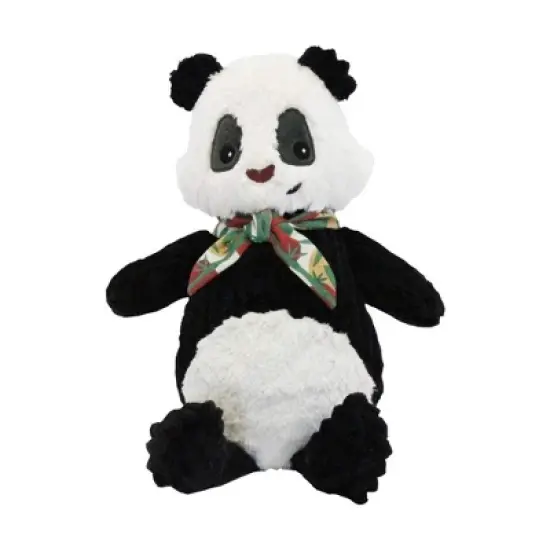 TriAction Toys Les Deglingos Big Simply Plush Animal In Tube | Rototos the Panda image {1}