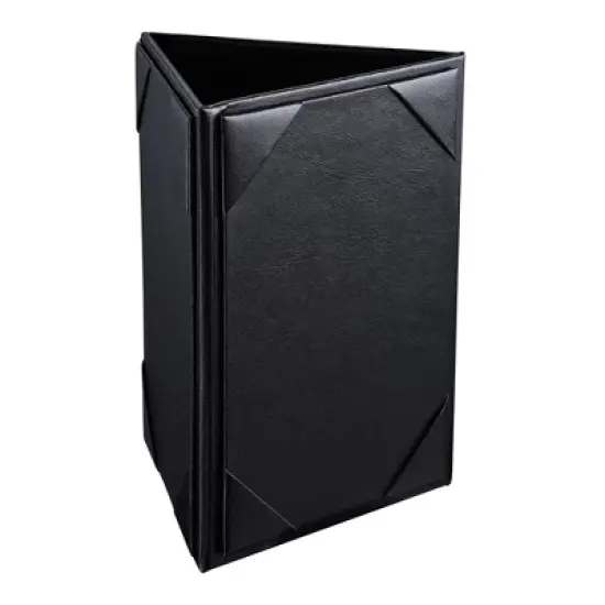 Yescom WeChef 20 Pack 4"x6" 3 Sides Table Tent Holder Menu Holder Bar Cafe Restaurant Black image {2}