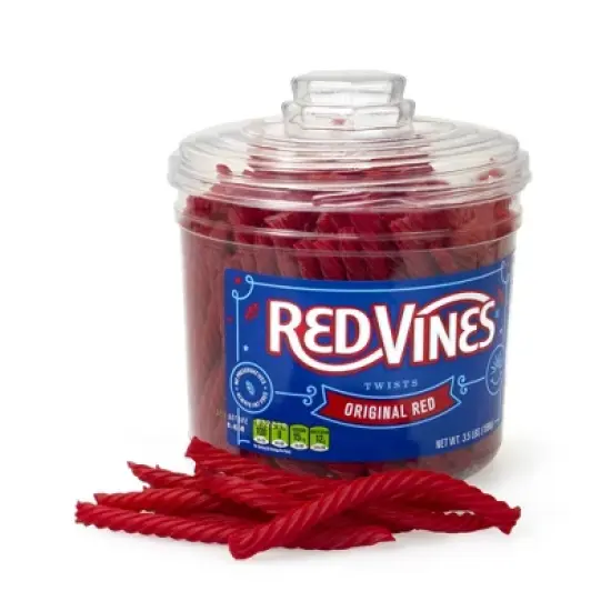 Red Licorice Twists Jar Original Red - 56oz image {3}