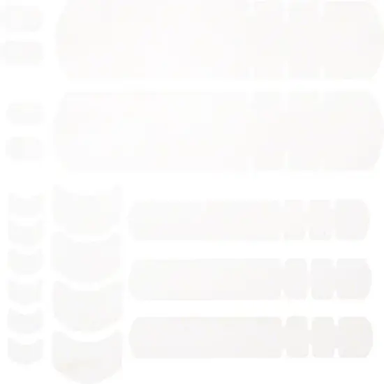 Lizard Skins Adhesive Bike Protection Frame Kit: Clear image {1}