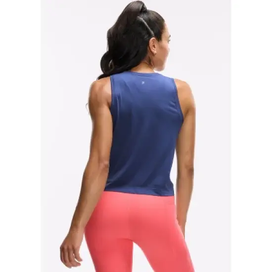 Peloton Women's Seamless Muscle Tank, Deep Cobalt image {2}