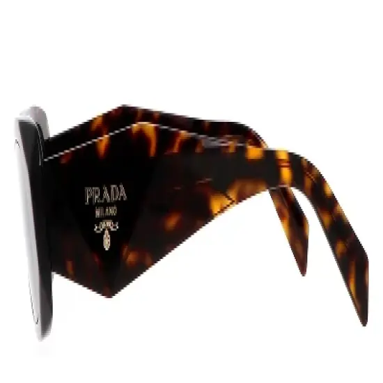 Prada PR 17WS 2AU03U Womens Rectangle Sunglasses Tortoise 49mm image {2}