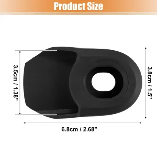 Unique Bargains Soft Plastic Bicycle Bike Cycling Crank Boot Protector Crank Cover 2 Pcs image {3}