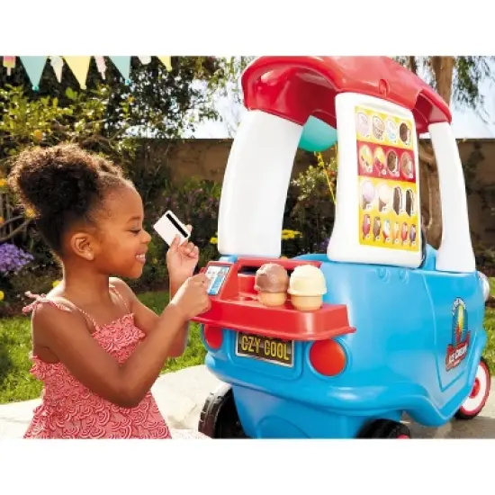 Little Tikes Cozy Ice Cream Truck Ride-On image {1}