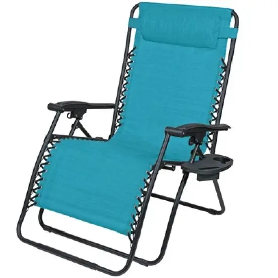 Woodard Outdoor Zero Gravity Steel Chair With Cupholders image {3}