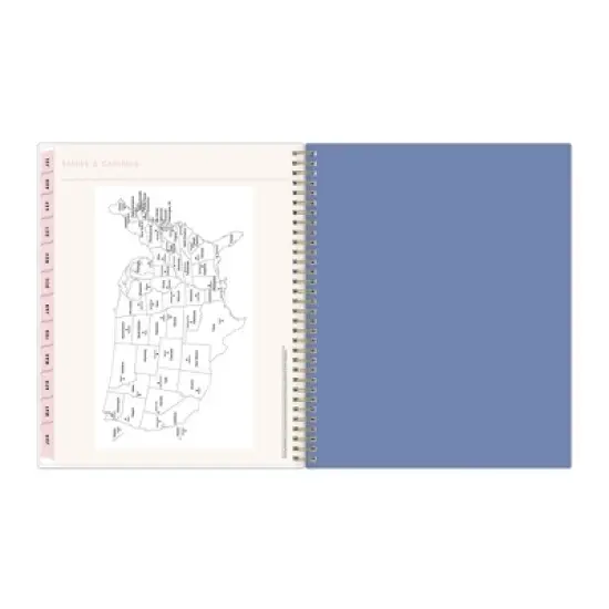 Blue Sky Brook Gossen Planner 8.5"x11" Weekly/Monthly Wirebound (12 Month) Flower Flow Undated image {9}