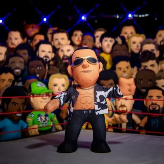 Bleacher Creatures WWE Superstar Old School Rock 10" Plush Figure image {5}