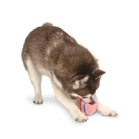 Midlee Easter Egg Plush Dog Toy - Pink image {2}