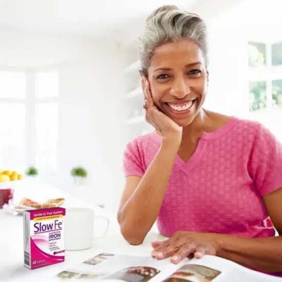 Slow Fe Slow Release Iron Supplement Tablets - 60ct image {3}