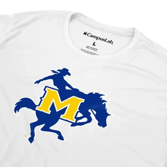 Men's Campus Lab Mcneese State University Men's Sport Active T-Shirt Primary Logo image {4}