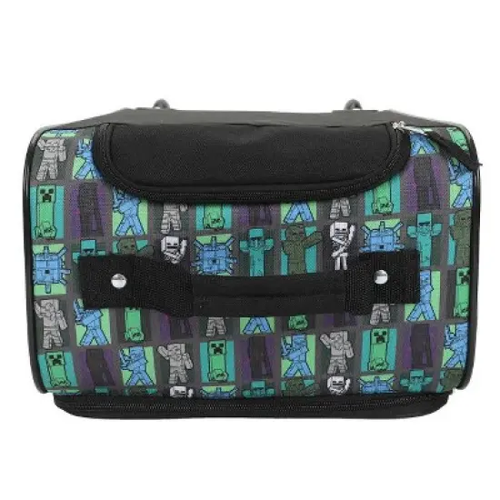 Minecraft Creeper Youth 18" Soft Sided Roller Travel Suitcase image {4}