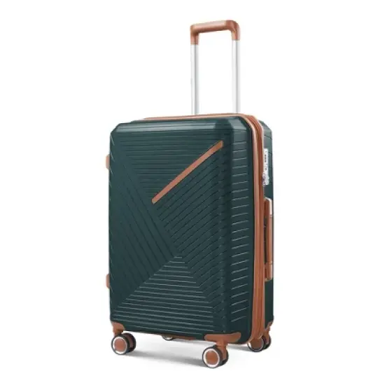 Dexmalle Expandable Lightweight Suitcase with 4 Double 360 Degrees Mute Spinner Wheels image {10}