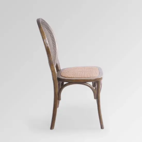 Set of 2 Chittenden Rattan Dining Chair - Christopher Knight Home image {3}