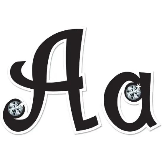 Teacher Created Resources&reg; 7" Bling Letters with Jewels, 202 Pieces image {1}