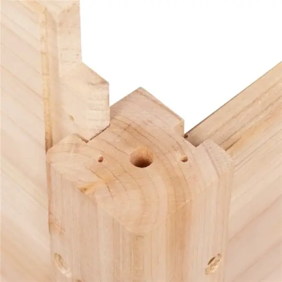 Yaheetech Fir Wood Garden Bed Planter Raised Bed image {5}
