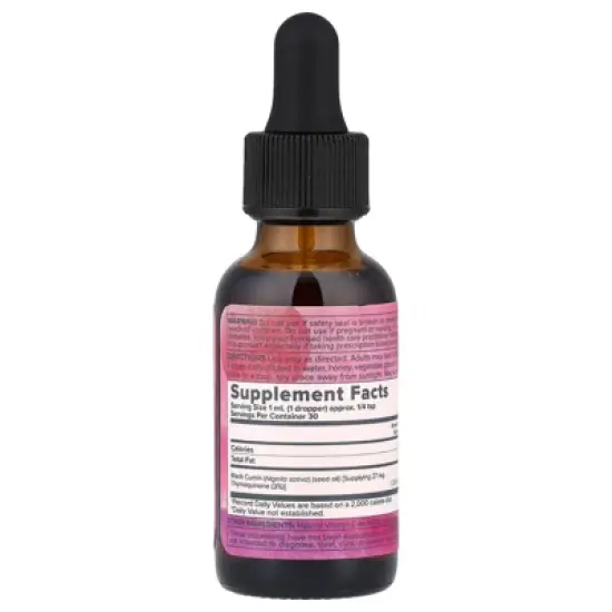 Heritage Store Black Seed Oil, 1 fl oz (30 ml) image {1}