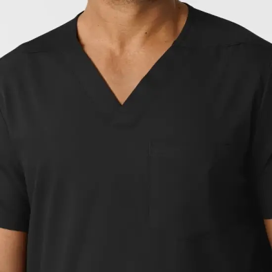 Wink Boundless Men's Multi Pocket V-Neck Scrub Top image {3}