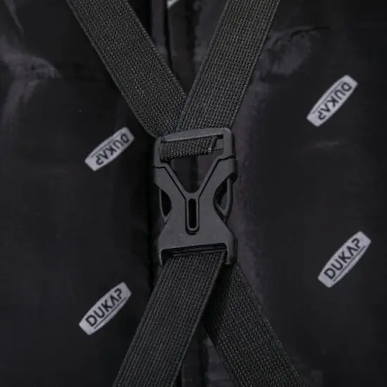 DUKAP Sense Lightweight Hardside Carry On Spinner Suitcase - Black image {12}