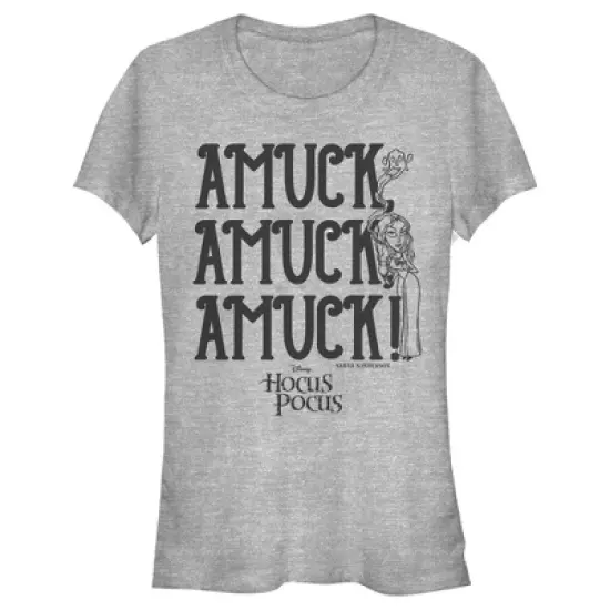 Junior's Disney Hocus Pocus Amuck Quote T-Shirt image {2}
