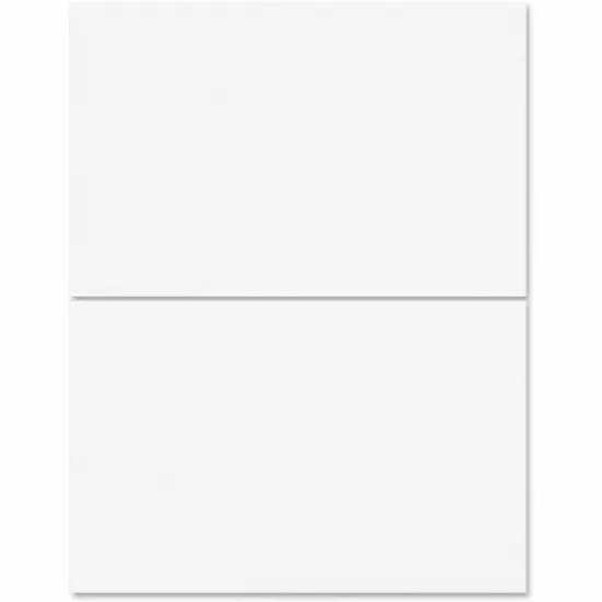 Business Source Premium Mailing Labels 5-1/2"x8-1/2" 500/BX White 98107 image {1}
