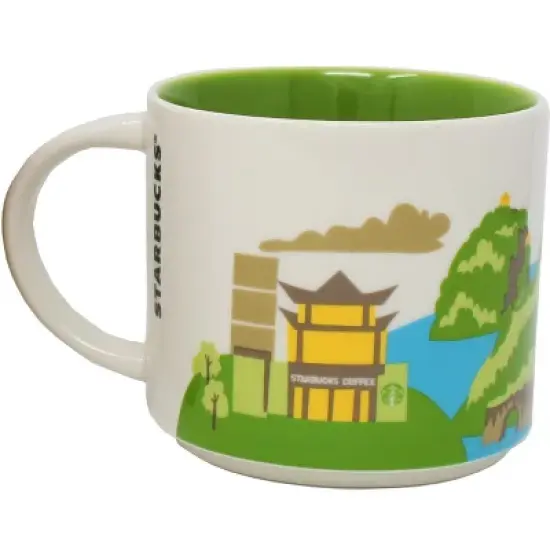 Starbucks You Are Here Series Guilin Ceramic Mug, 14 Oz image {1}