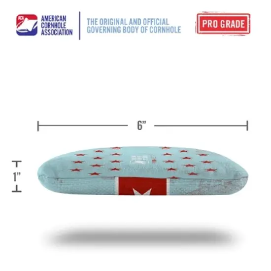 American Moto Synergy Pro Blue Cornhole Bags (Set of 4) image {3}