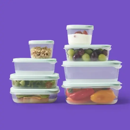 Snap & Store Variety Pack Food Storage Containers - 16pc/8ct - up&up&trade; image {1}