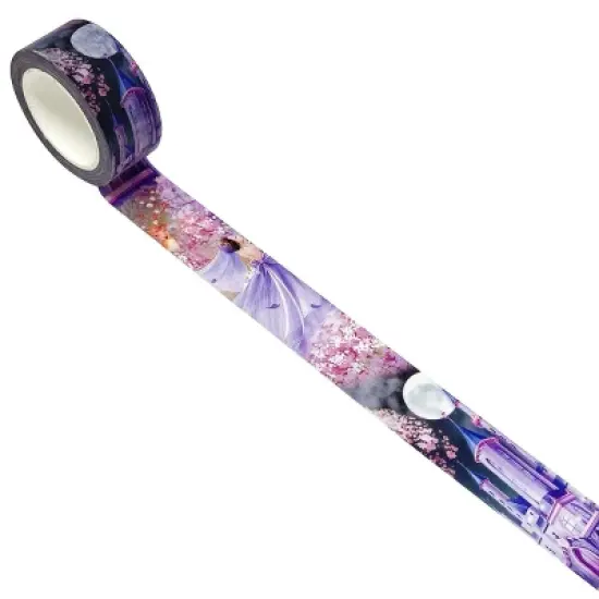 Wrapables Beautiful Scenery Washi Masking Tape, Purple Fantasy, 20mm x 10M image {1}