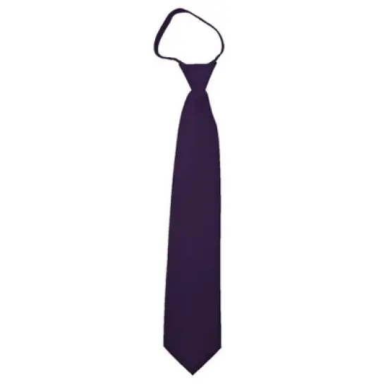 Men's Solid Color Zipper Neckties image {12}