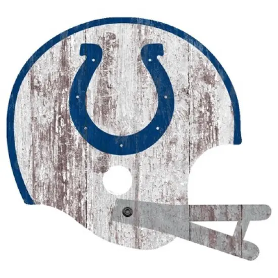 NFL Fan Creations Distressed Helmet Cutout Sign image {8}