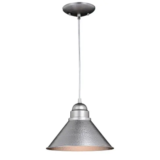 VAXCEL Outland 1 Light Farmhouse Outdoor Barn Dome Pendant Ceiling Light image {12}