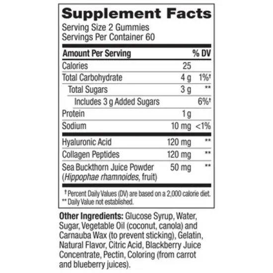 OLLY Glowing Skin Multivitamin Gummies - 120ct image {4}