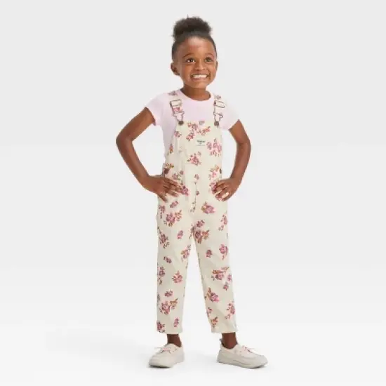 OshKosh B'gosh Toddler Girls' Floral Overalls image {3}