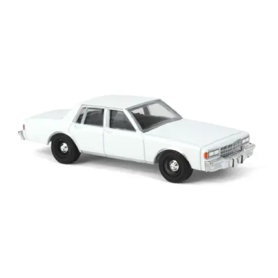 Greenlight Collectibles 1/64 1980-90 Chevrolet Caprice, Blank White, Hot Pursuit, GLT43005-BLANK image {1}